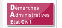 démarches administratives et état civil