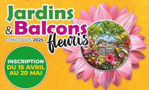 Concours des Jardins et Balcons Fleuris : les inscriptions sont ouvertes