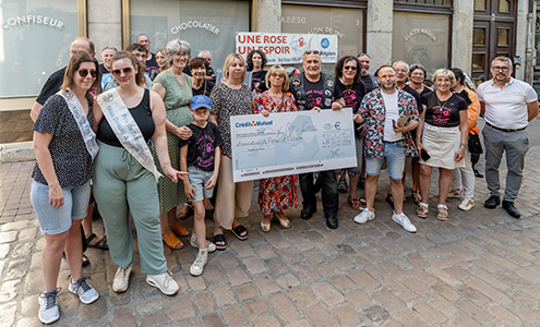 Jolie opération pour le défilé solidaire des commerçants des rues Chaussade et Crozatier