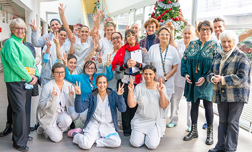 R&eacute;veillon du Nouvel An : les &eacute;lus aux c&ocirc;t&eacute;s des personnels mobilis&eacute;s