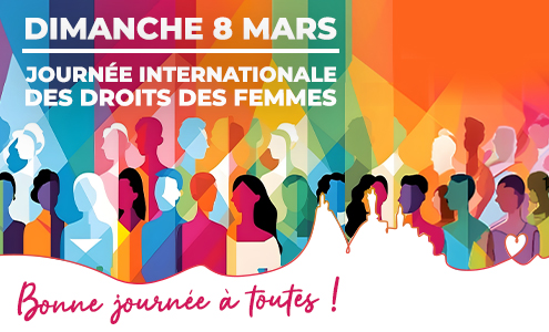 Dimanche 8 mars, Journ&eacute;e internationale des Droits des Femmes