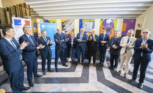Nouveau commissariat et s&eacute;curit&eacute; renforc&eacute;e : le ministre Jean-Didier Berger en visite au Puy-en-Velay