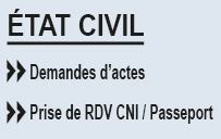 démarches etat civil